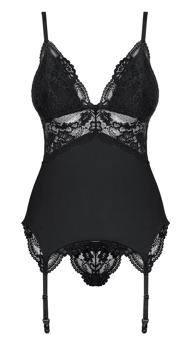 Forever Yours Black Bustier | Bustiers & Basques | BEDTIME FLIRT