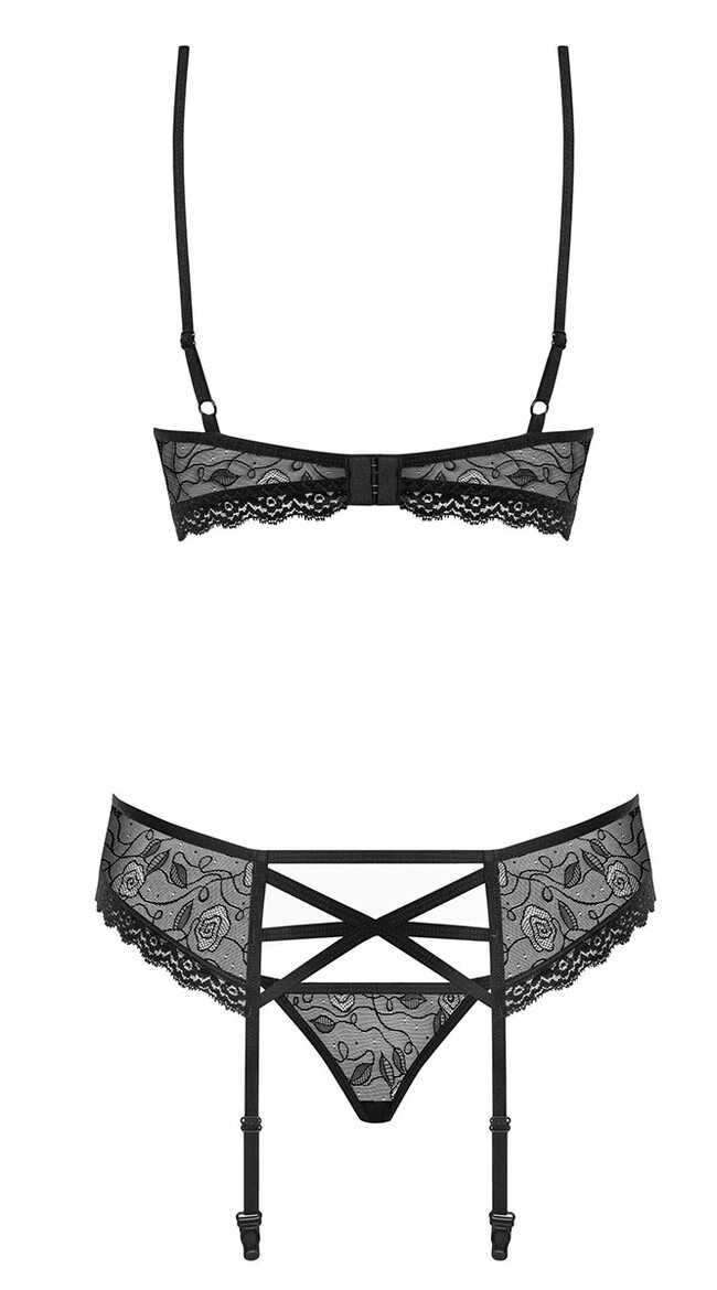 Black Lace Bra Set | Sexy Underwear | BEDTIME FLIRT